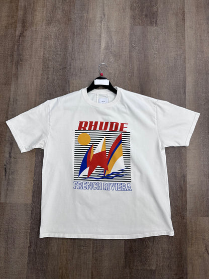 Rhude French Rivera T-Shirt - Size Large (U)