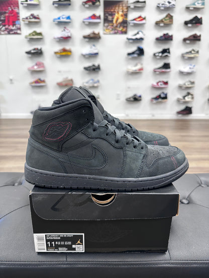 Jordan 1 Mid SE Craft Dark Smoke Red - Size 11.5 (U)