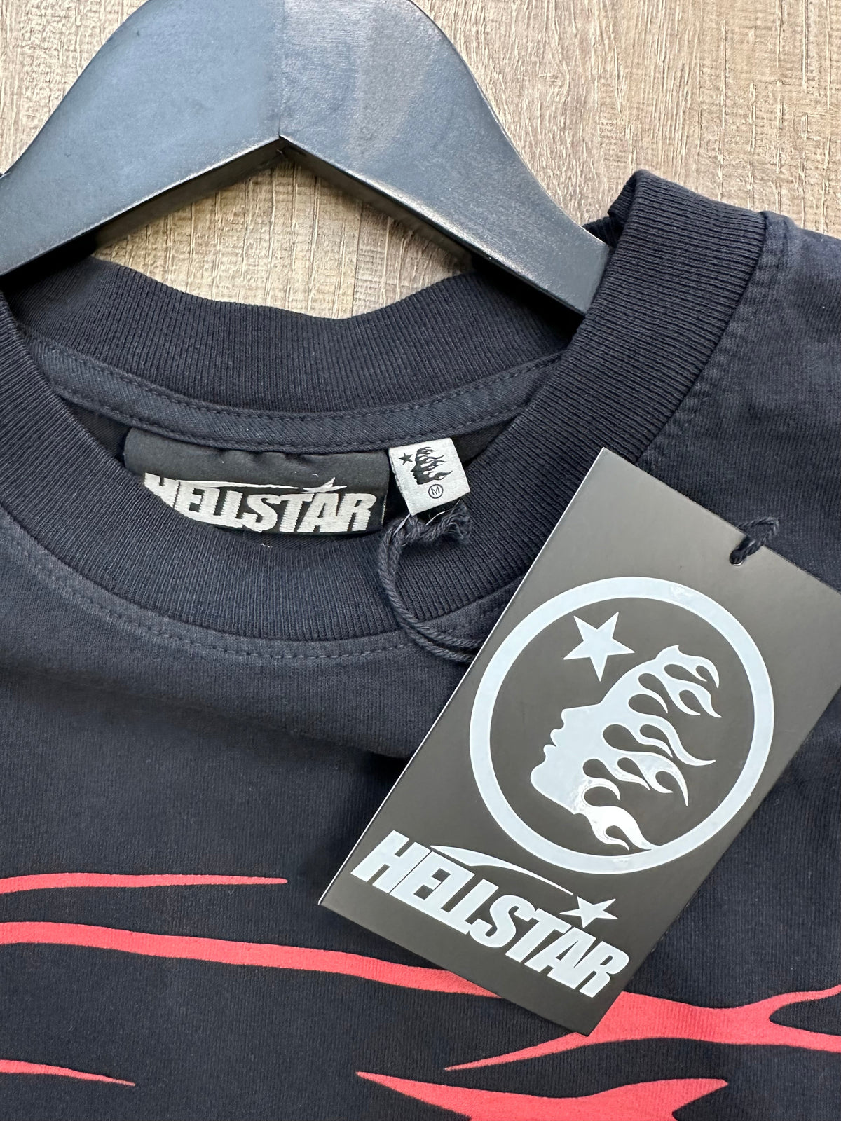 Hellstar HStar Horizontal T-Shirt Black