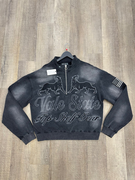 Vale State Quarter Zip Black - Size Large