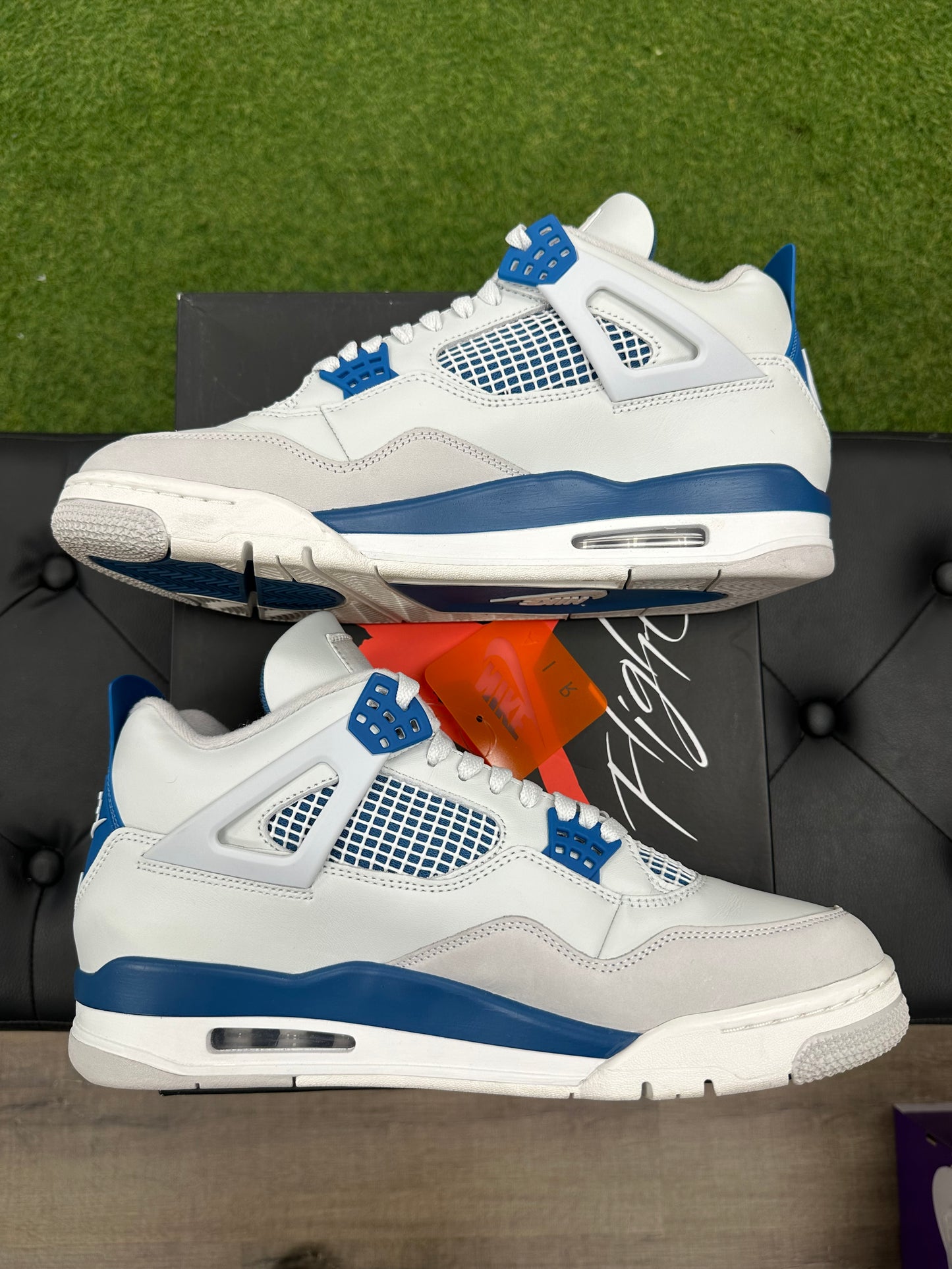 Jordan 4 Retro Military Blue (2024) - Size 12 (U)