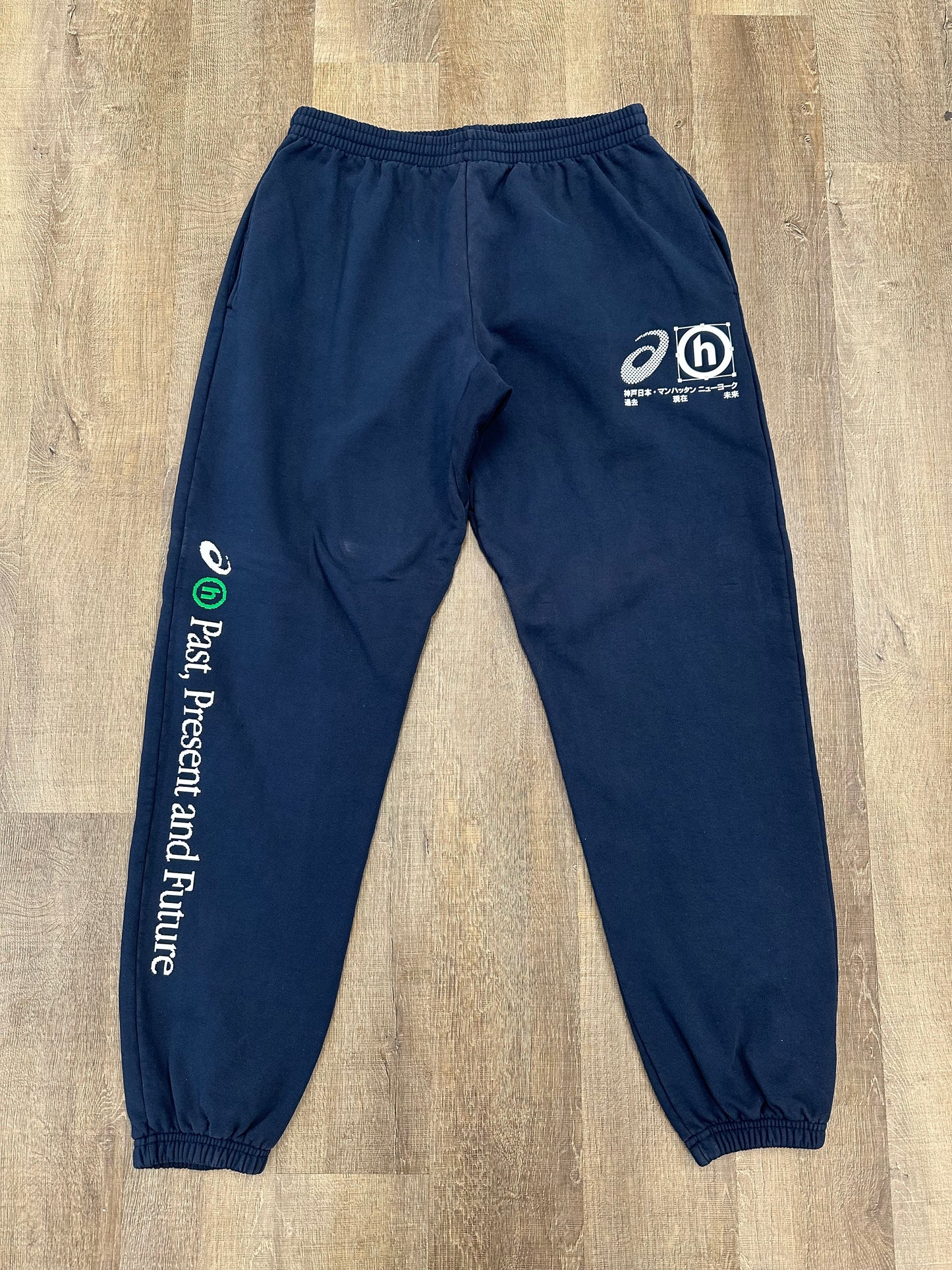 Hidden x Asics Illustration Sweatpants Navy - Mens