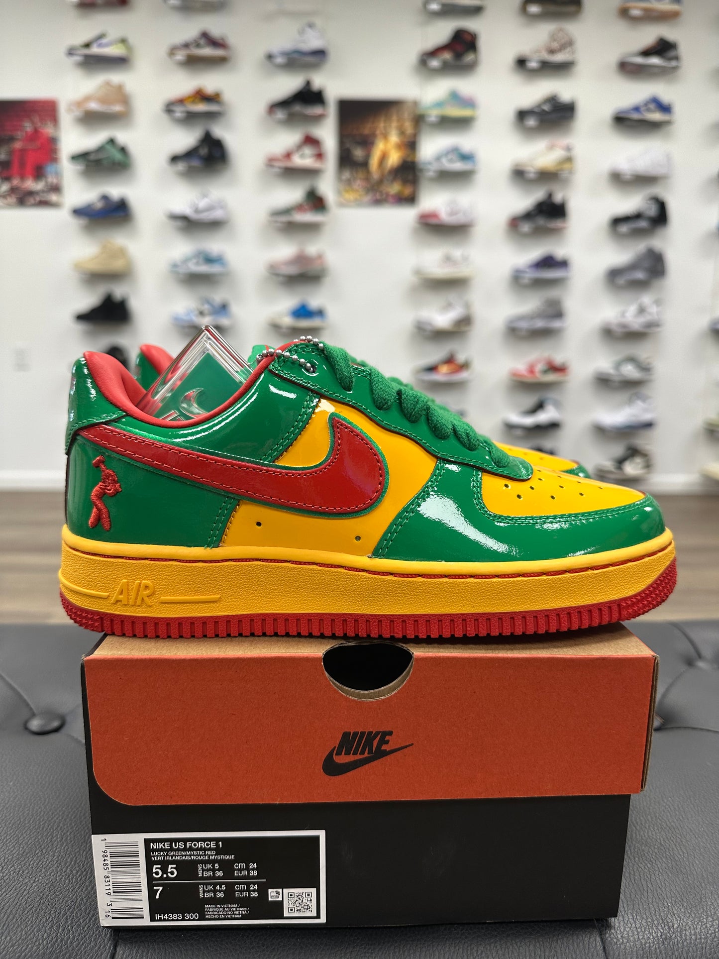 Nike Air Force 1 Low Lil Yachty Concrete Boys Lucky Green - Size 5.5