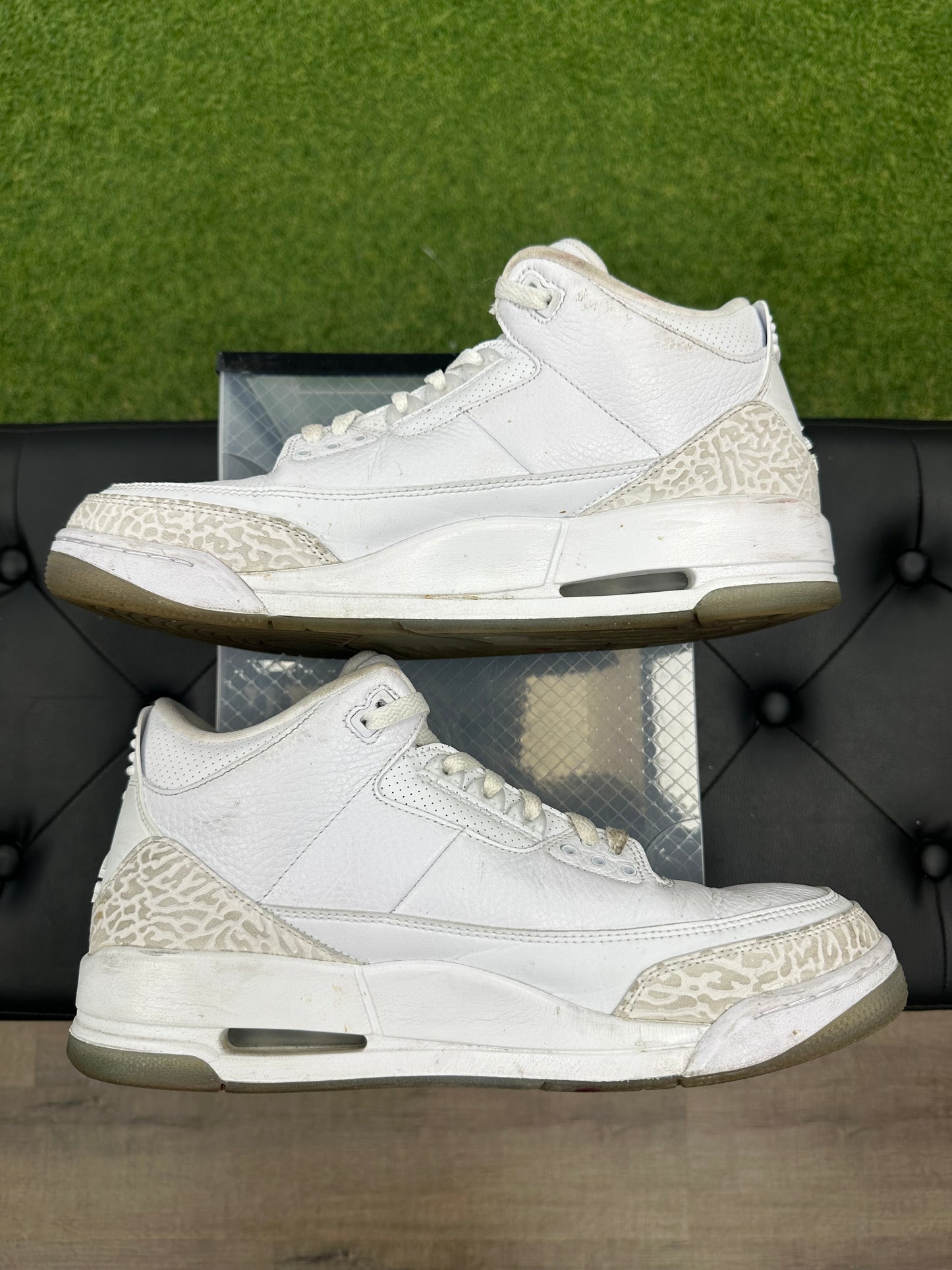 Jordan 3 Retro Pure White (2018) - Size 12 (U)