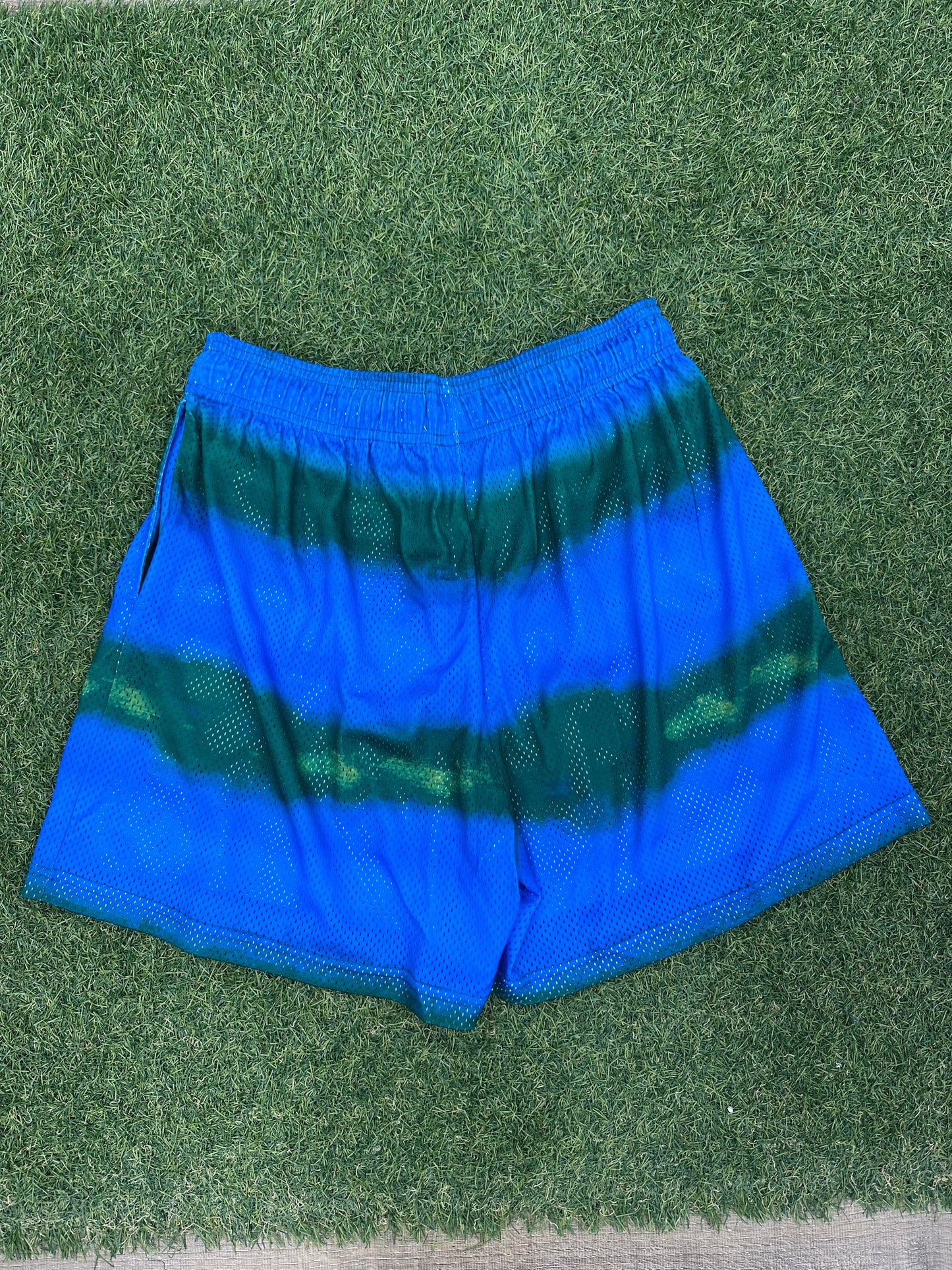 Eric Emanuel EE Short Blue/Green Stripe - Size XL (U)