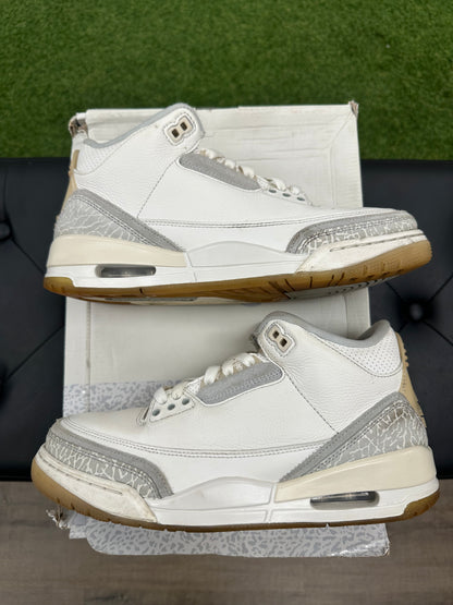 Jordan 3 Retro Craft Ivory - Size 8.5 (U)
