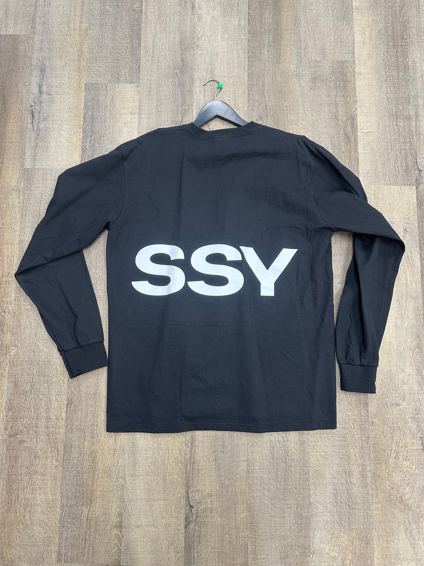 Stüssy All Caps LS Tee Black - Size XL