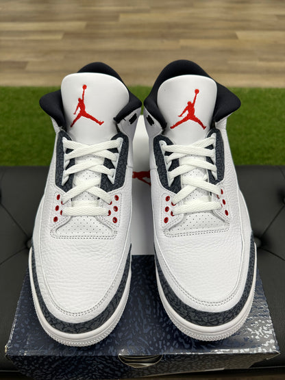 Jordan 3 Retro SE Fire Red Denim (2020) - Size 11