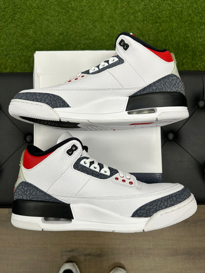Jordan 3 Retro SE Fire Red Denim (2020) - Size 11