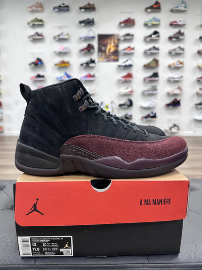 Jordan 12 Retro SP A Ma Maniére Black - Size 11.5 (U)