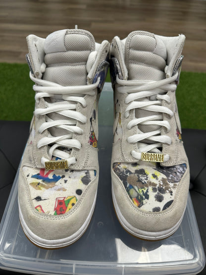 Nike SB Dunk High Supreme Rammellzee - Size 10 (U)