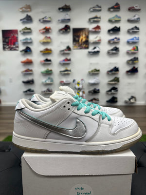Nike SB Dunk Low Diamond Supply Co. White Diamond - Size 10.5 (U)