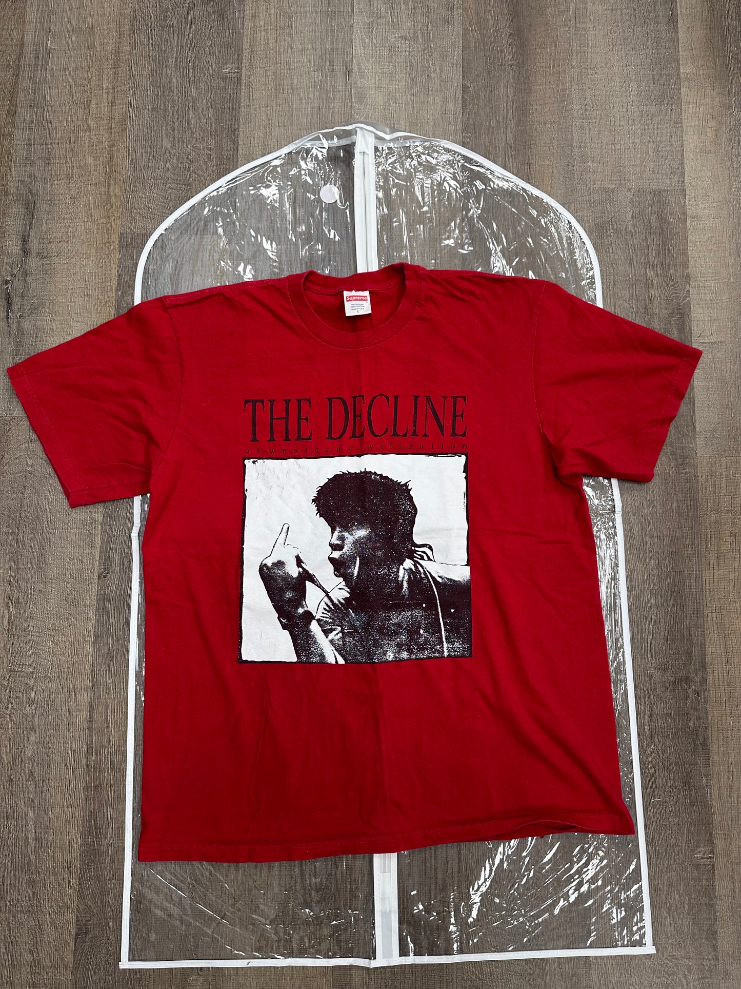 Supreme Decline of Western Civilization Tee Red - Size Large (U)
