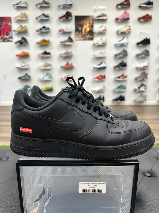 Nike Air Force 1 Low Supreme Black - Size 11.5 (U)
