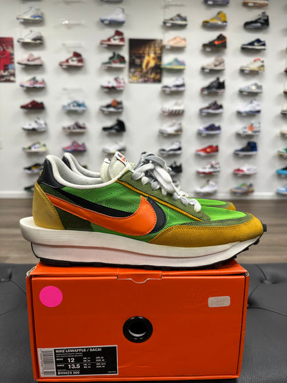 Nike LD Waffle sacai Green Gusto - Size 12 (U)