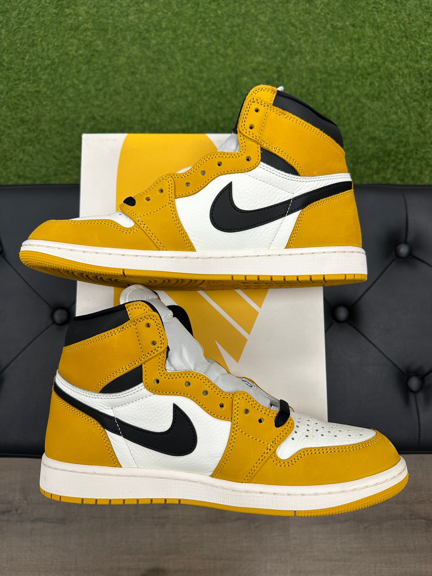 Jordan 1 Retro High OG Yellow Ochre - Size 11 (U)