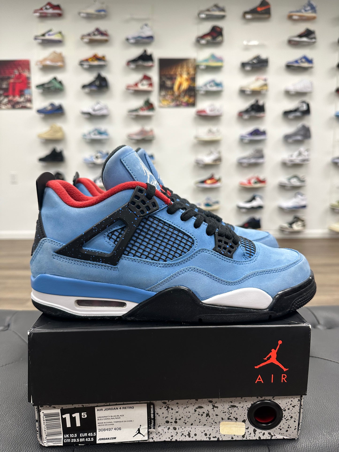 Jordan 4 Retro Travis Scott Cactus Jack - Size 11.5 (U)