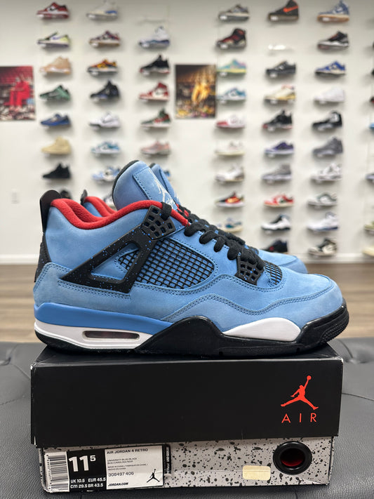 Jordan 4 Retro Travis Scott Cactus Jack - Size 11.5 (U)