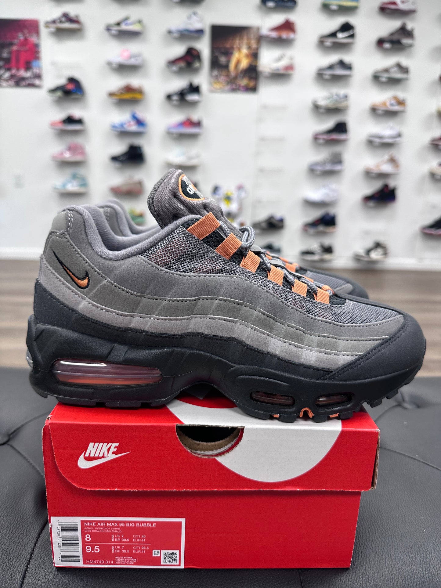 Nike Air Max 95 OG Big Bubble Hot Curry - Size 8 (U)