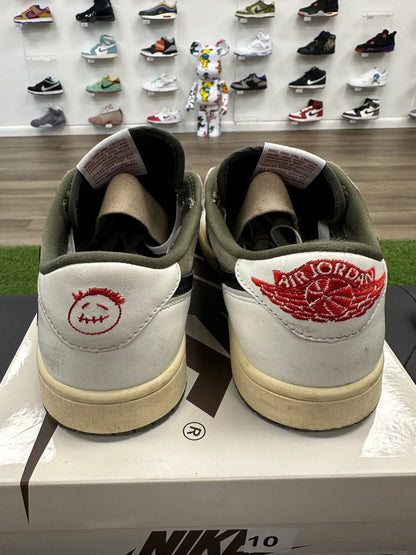 Jordan 1 Retro Low OG SP Travis Scott Medium Olive - Size 8 (U)