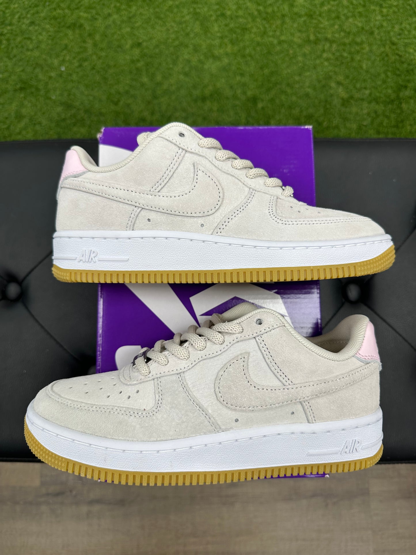 Nike Air Force 1 Low SB Light Orewood Brown Pink - Size 4
