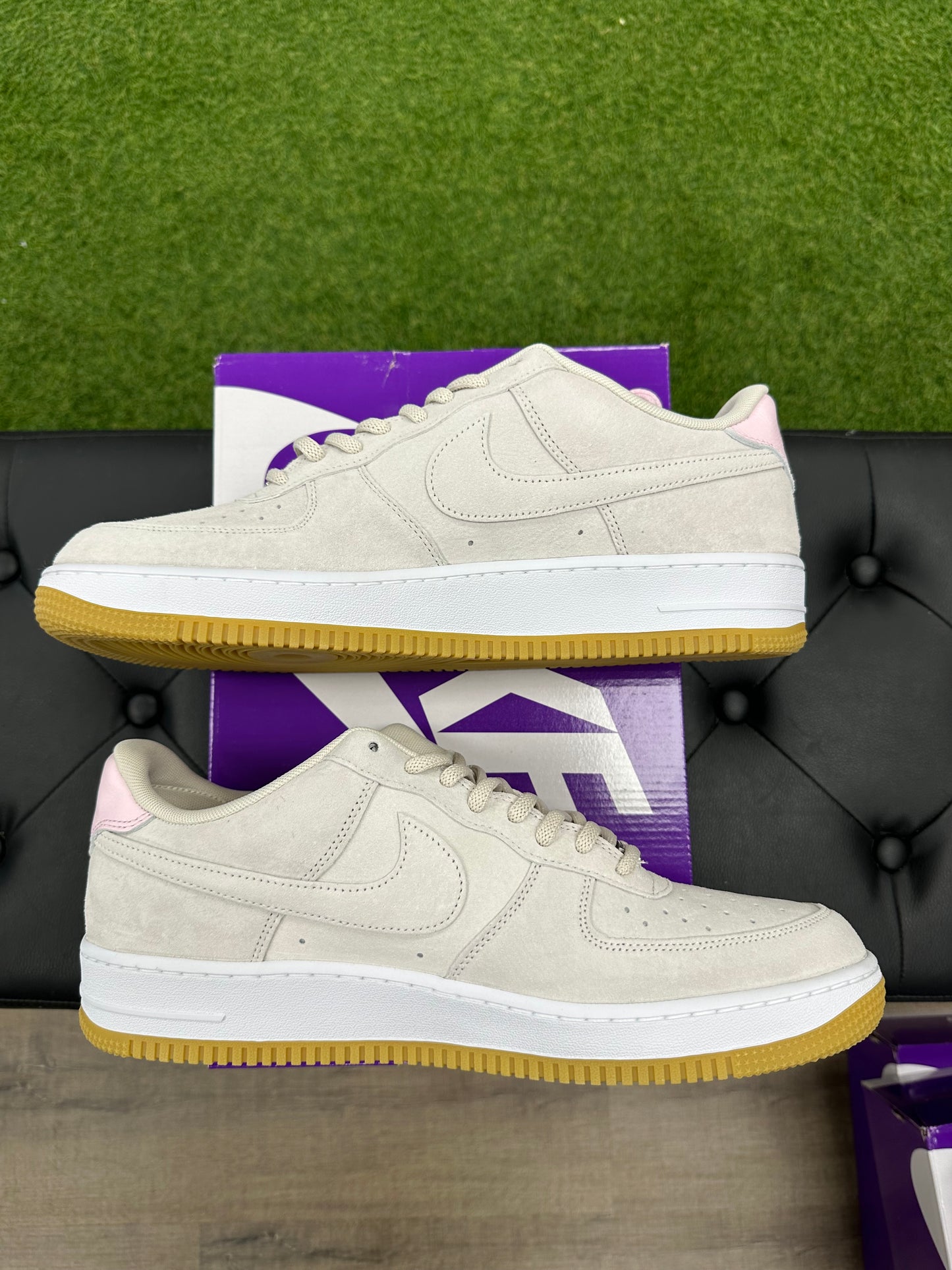 Nike Air Force 1 Low SB Light Orewood Brown Pink - Size 14