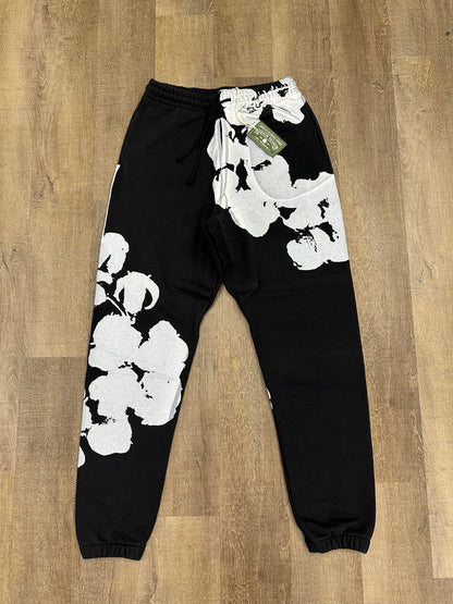 Denim Tears Biggie Cotton Wreath Sweatpants Black - Mens