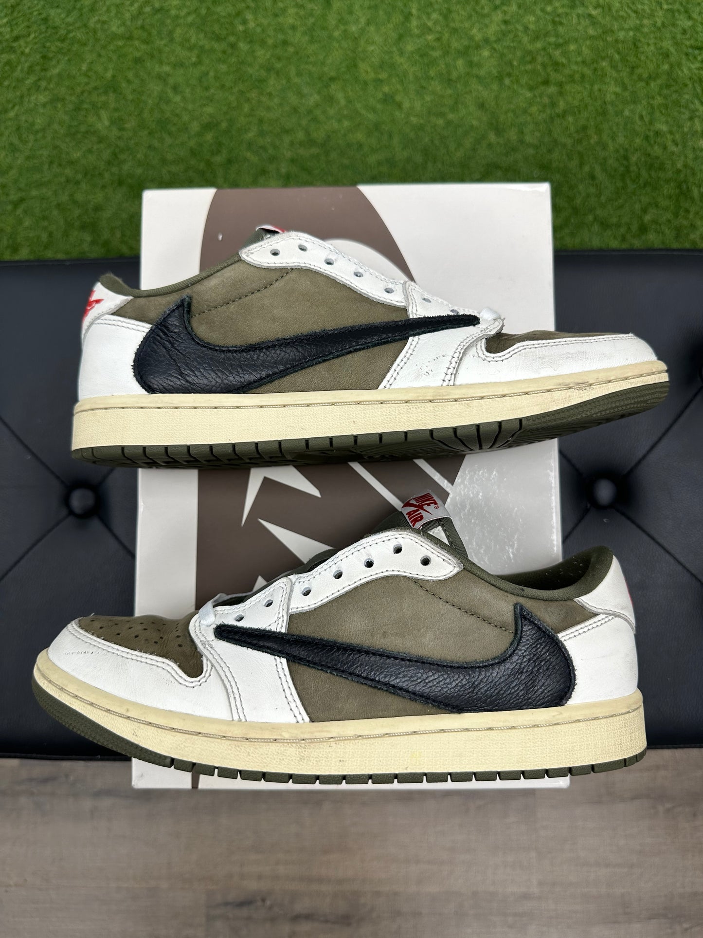 Jordan 1 Retro Low OG SP Travis Scott Medium Olive - Size 8 (U)