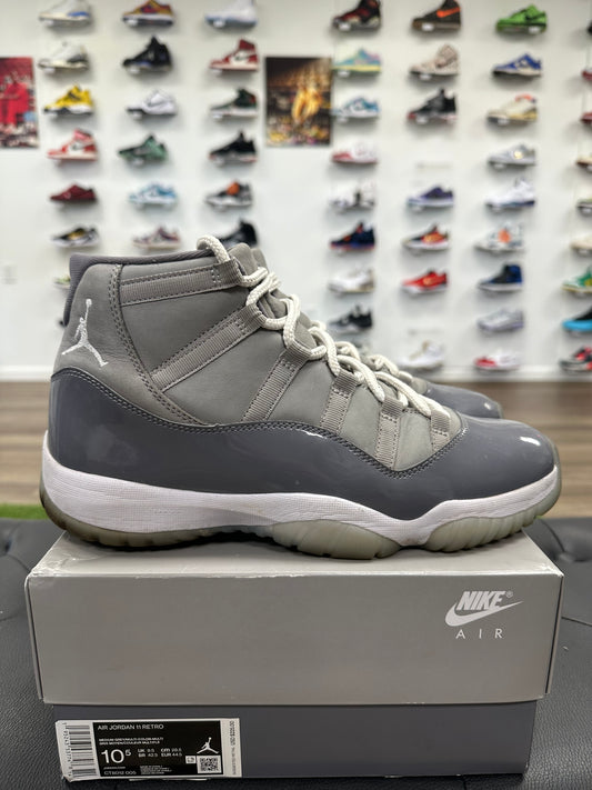 Jordan 11 Retro Cool Grey (2021) - Mens (U10.5)