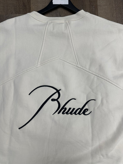 RHUDE Crewneck Vintage White - Mens