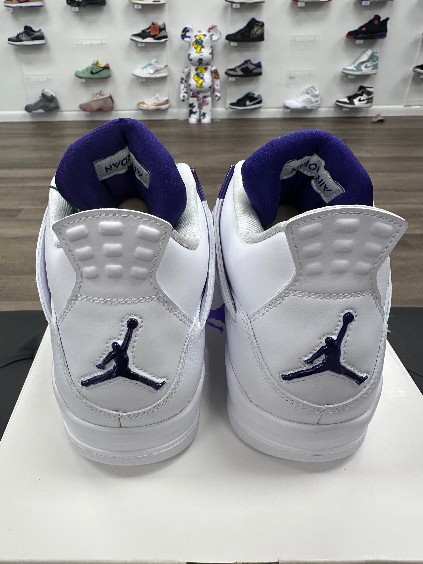 Jordan 4 Retro Metallic Purple - Size 9.5