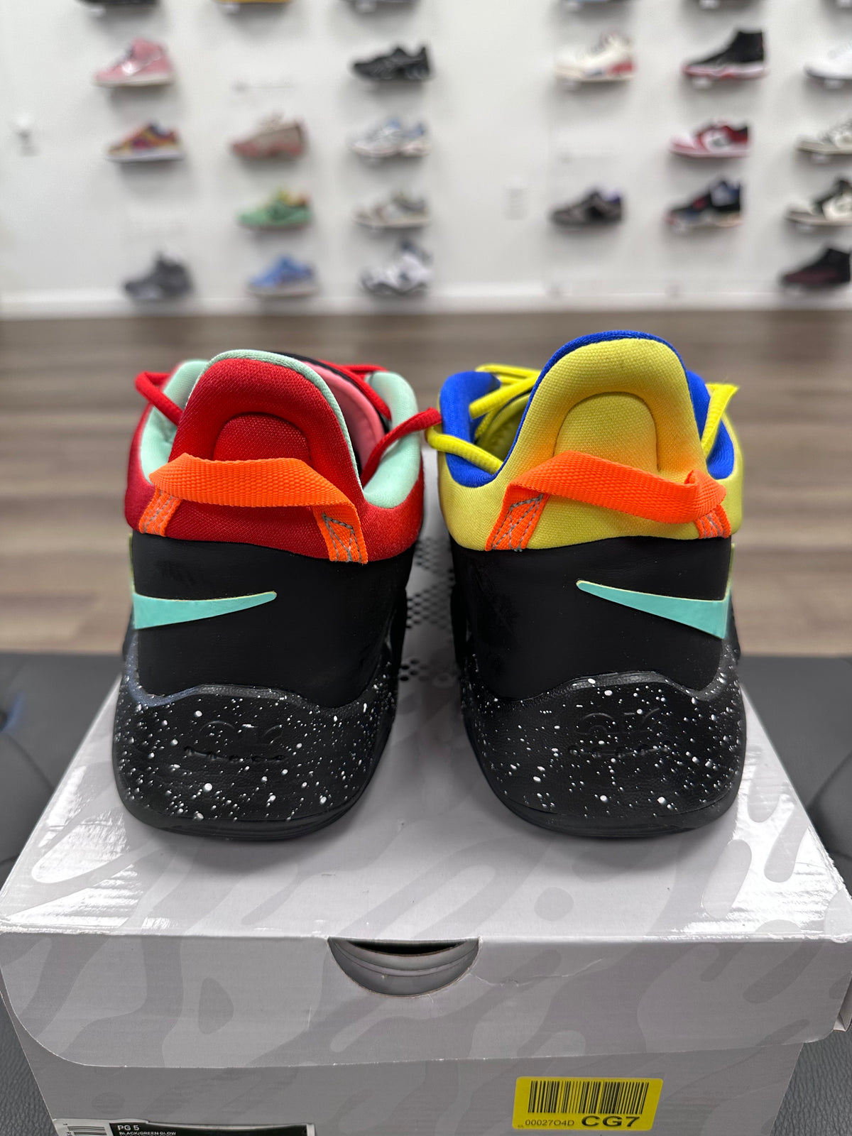 Nike PG 5 Mismatched Multi-Color - Size 12.5 (U)