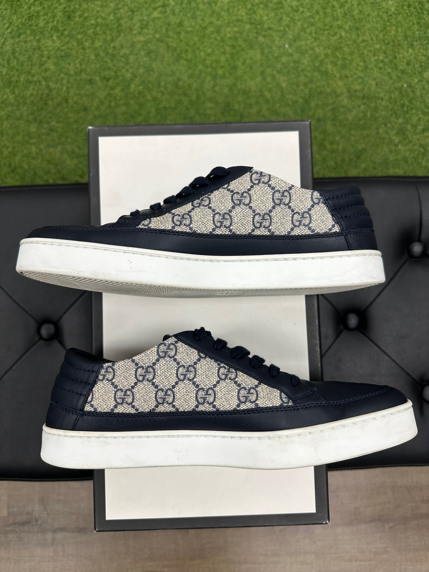 Gucci Common GG Supreme Navy - Size 9 (U)