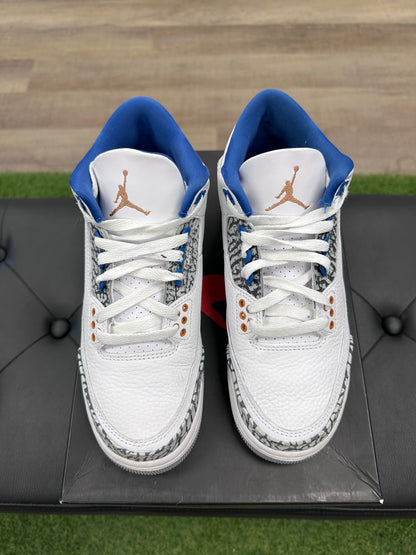 Jordan 3 Retro Wizards (GS) - Size 5Y (U)