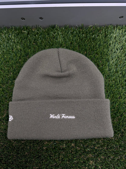 Supreme New Era Box Logo Beanie (FW25) Light Olive
