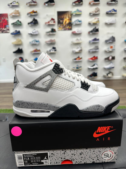Jordan 4 Retro White Cement (2025) - Size 11.5