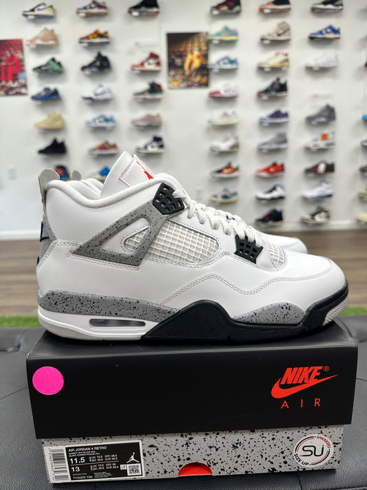 Jordan 4 Retro White Cement (2025) - Size 11.5