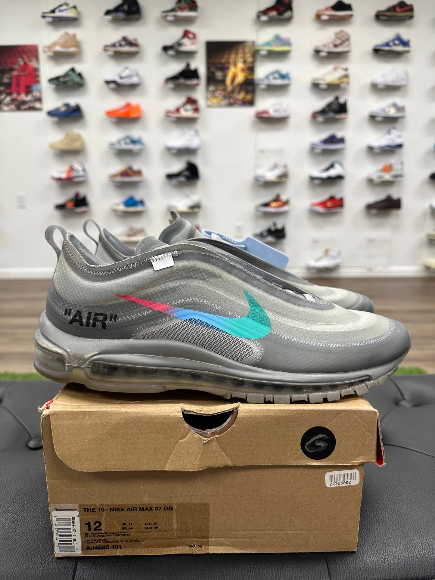 Nike Air Max 97 Off-White Menta - Size 12 (U)