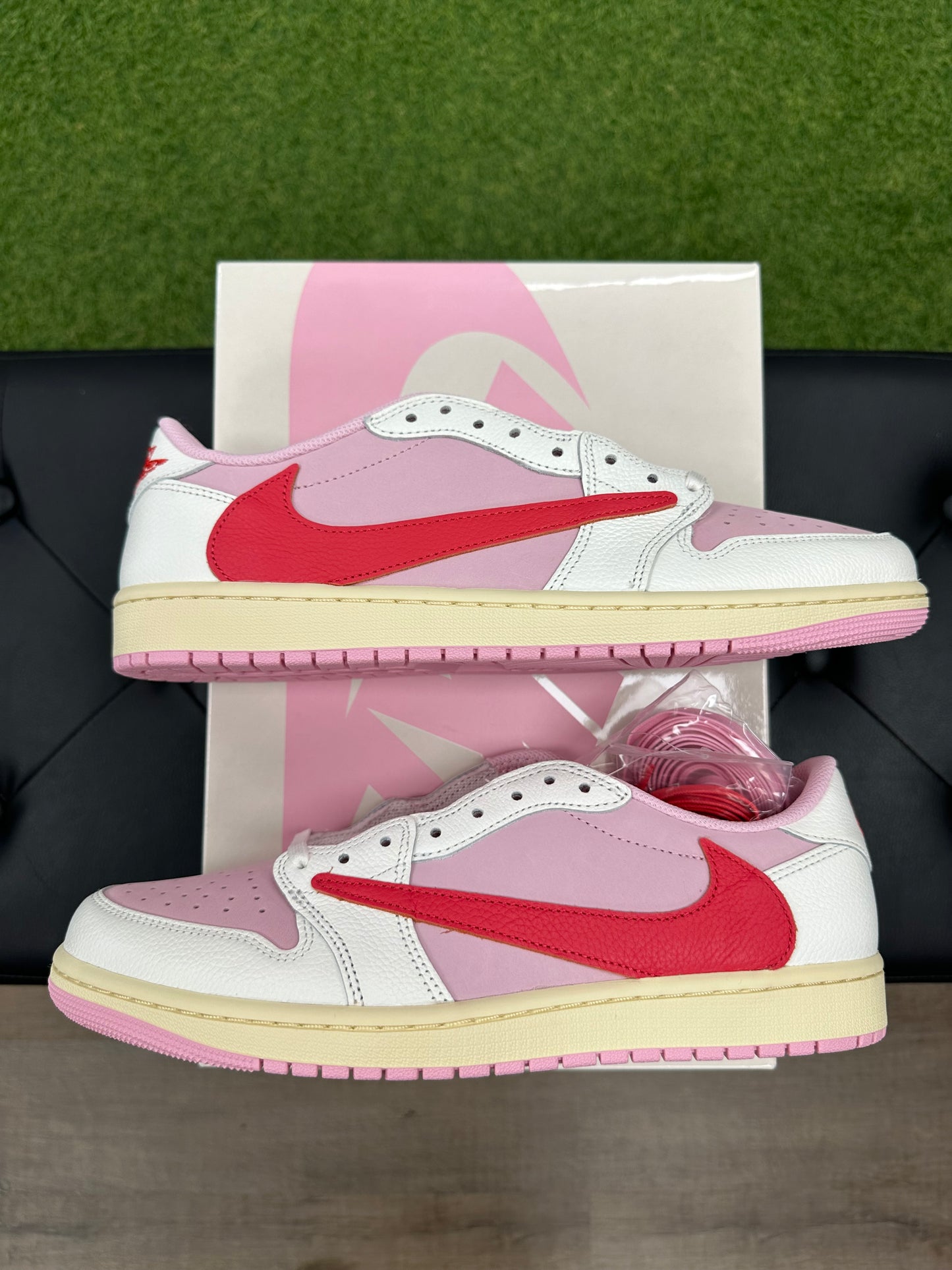 Jordan 1 Retro Low OG SP Travis Scott Sail Tropical Pink - Size 11