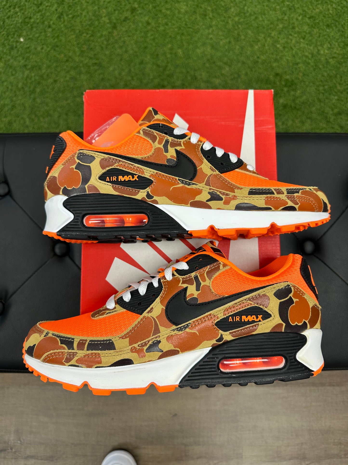 Nike Air Max 90 Duck Camo Orange - Size 10