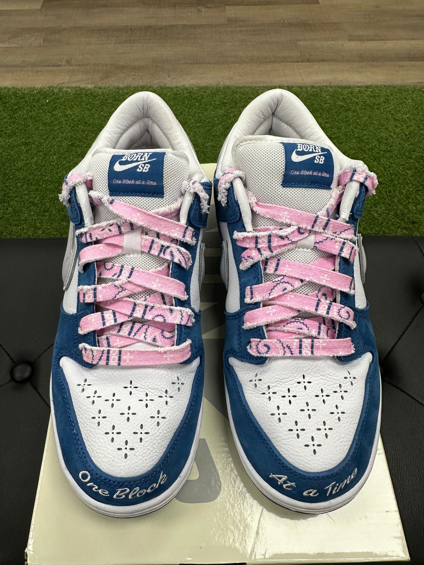 Nike SB Dunk Low Born X Raised One Block At A Time - Size 10.5 (U)