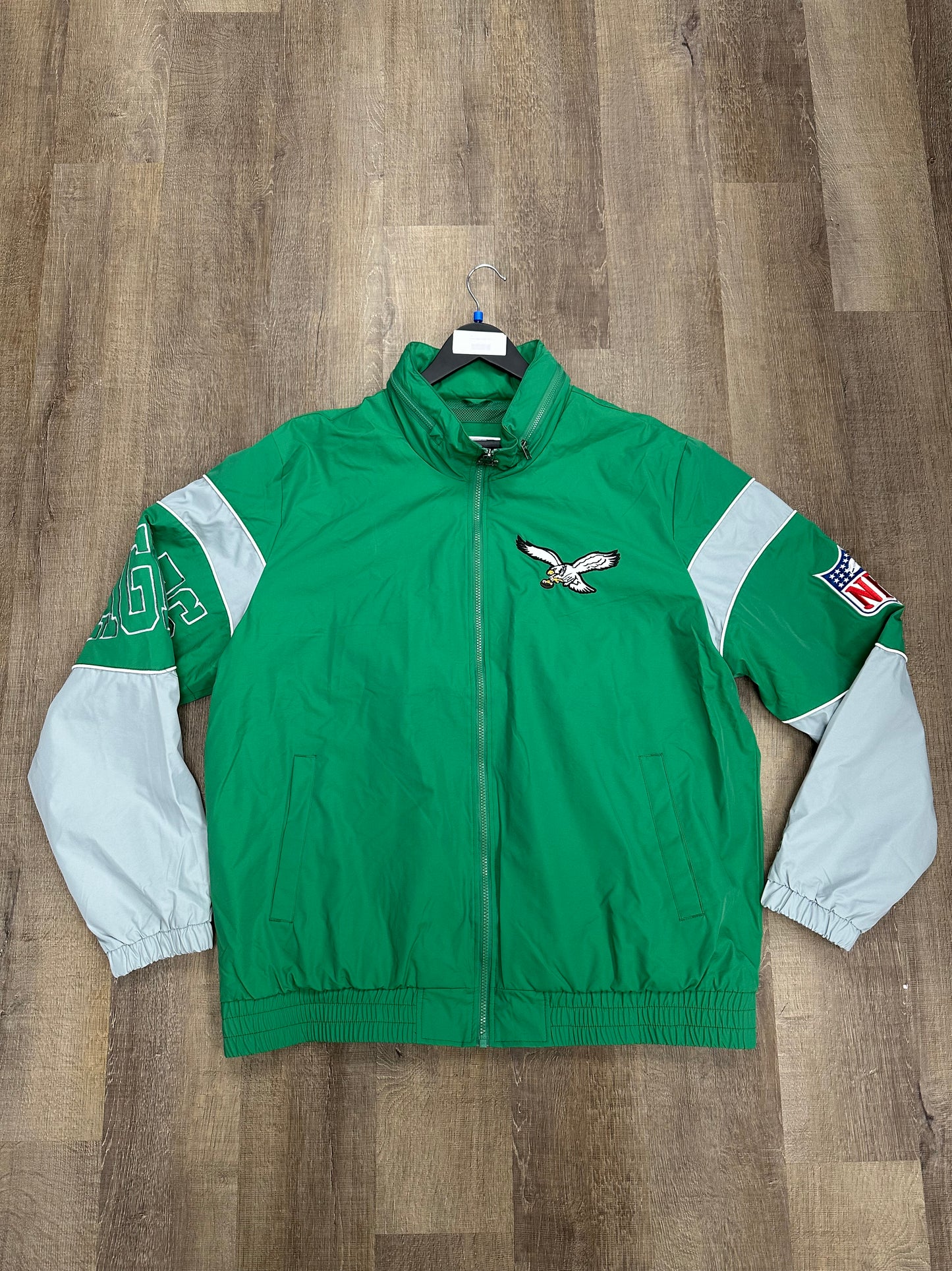 Starter Philadelphia Eagles Kelly Green Authentic Full-Zip Sideline Jacket - Size 2XL