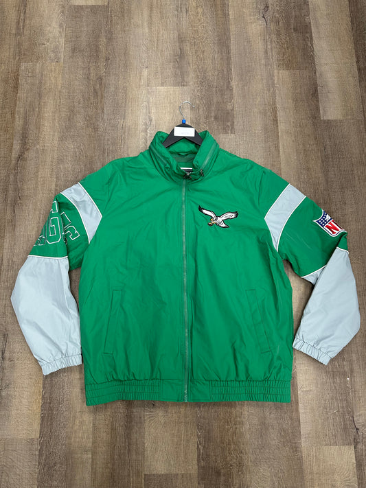 Starter Philadelphia Eagles Kelly Green Authentic Full-Zip Sideline Jacket - Size 2XL