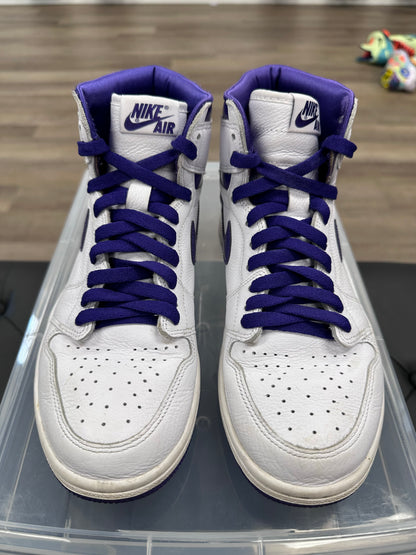 Jordan 1 Retro High Court Purple (Women's) - Size 8.5W (U)