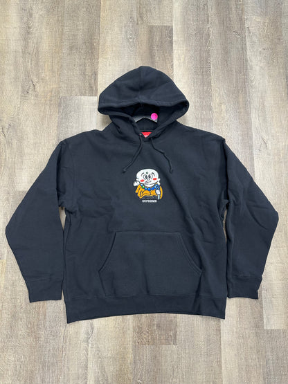 Supreme AOI Buddha Hooded Sweatshirt Black - Size Large