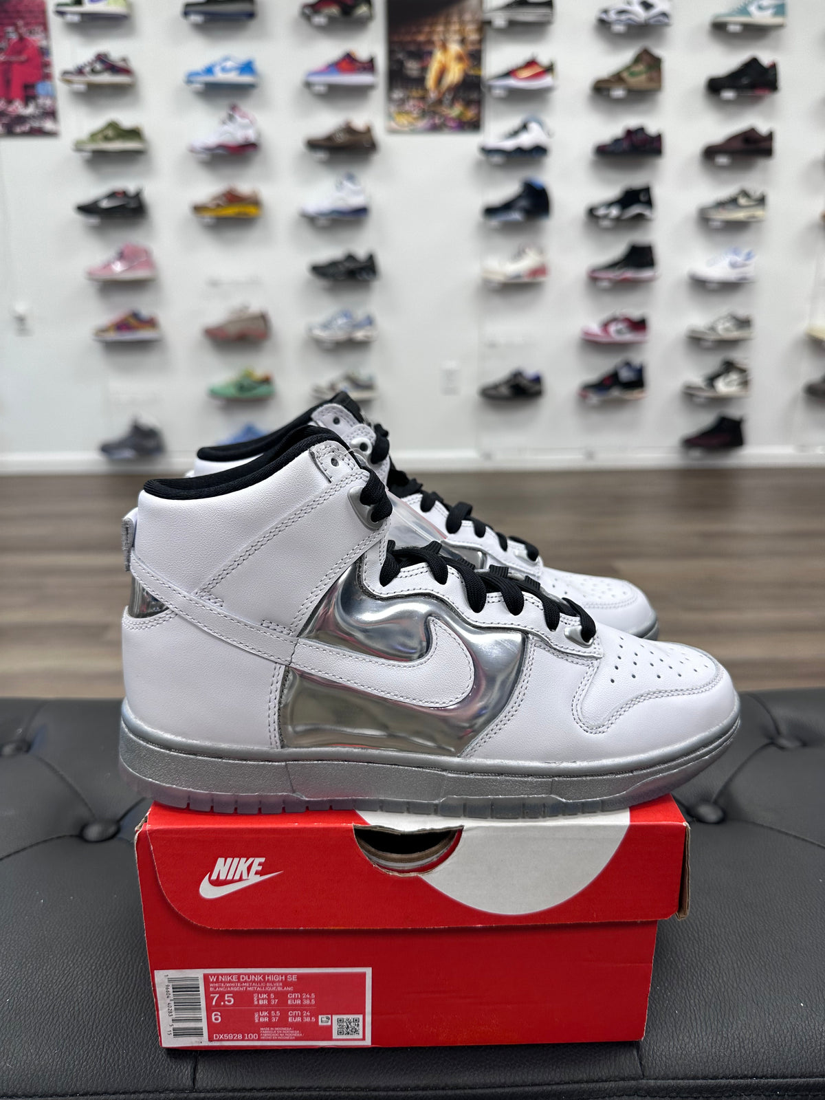 Nike Dunk High SE Chrome (Women's)  - Size 7.5