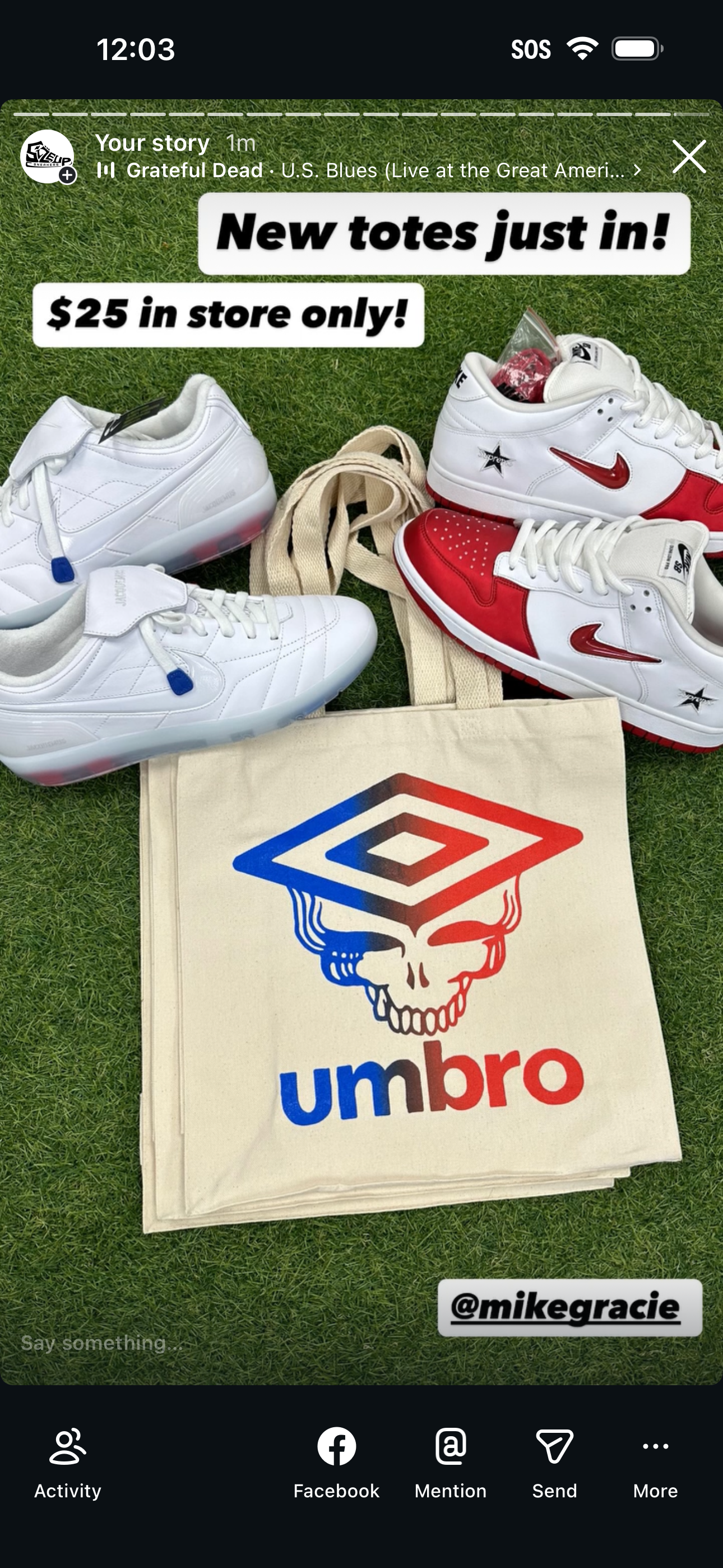 Umbro Tote Bag