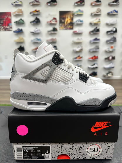 Jordan 4 Retro White Cement (2025) - Size 8.5