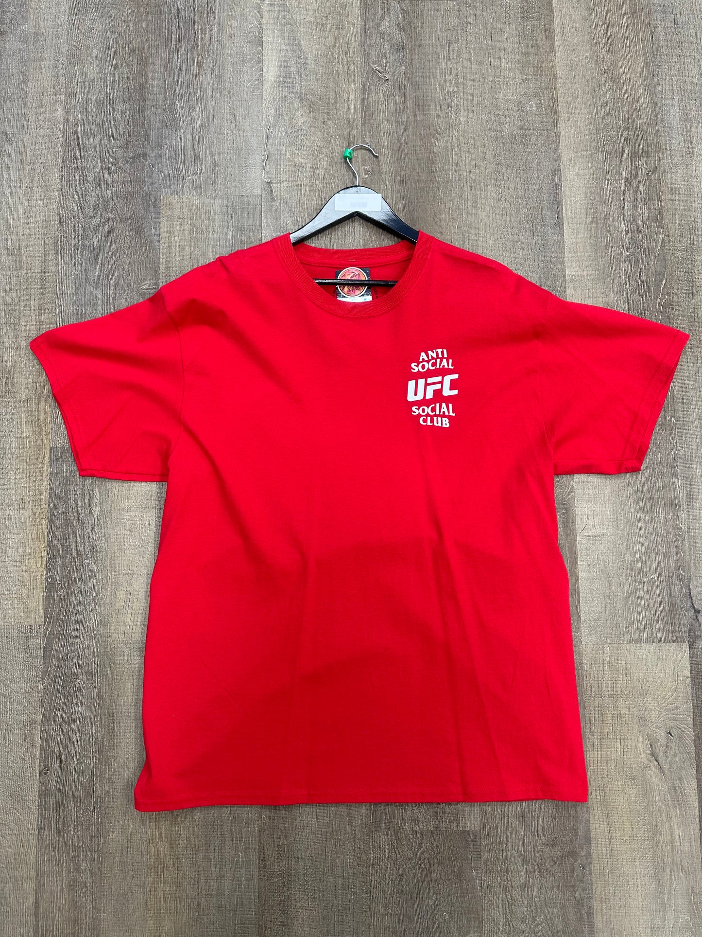 Anti Social Social Club x UFC Self-Titled Tee Red - Size XL