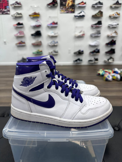 Jordan 1 Retro High Court Purple (Women's) - Size 8.5W (U)